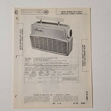 SAMS PHOTOFACT SERVICE MANUAL 394-7 ARVIN RADIO 8571 8572 8573 1.41100 1.41300