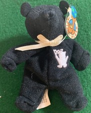 PLANET PLUSH "OTTO" Detroit 4.5" Mini Bear by Sally Winey Bean Bag Plush Toy NEW