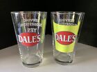 ✅ New Dales 2 Beer Glass Bar Craft Pint Glasses lot No Tap Or Bar Mat