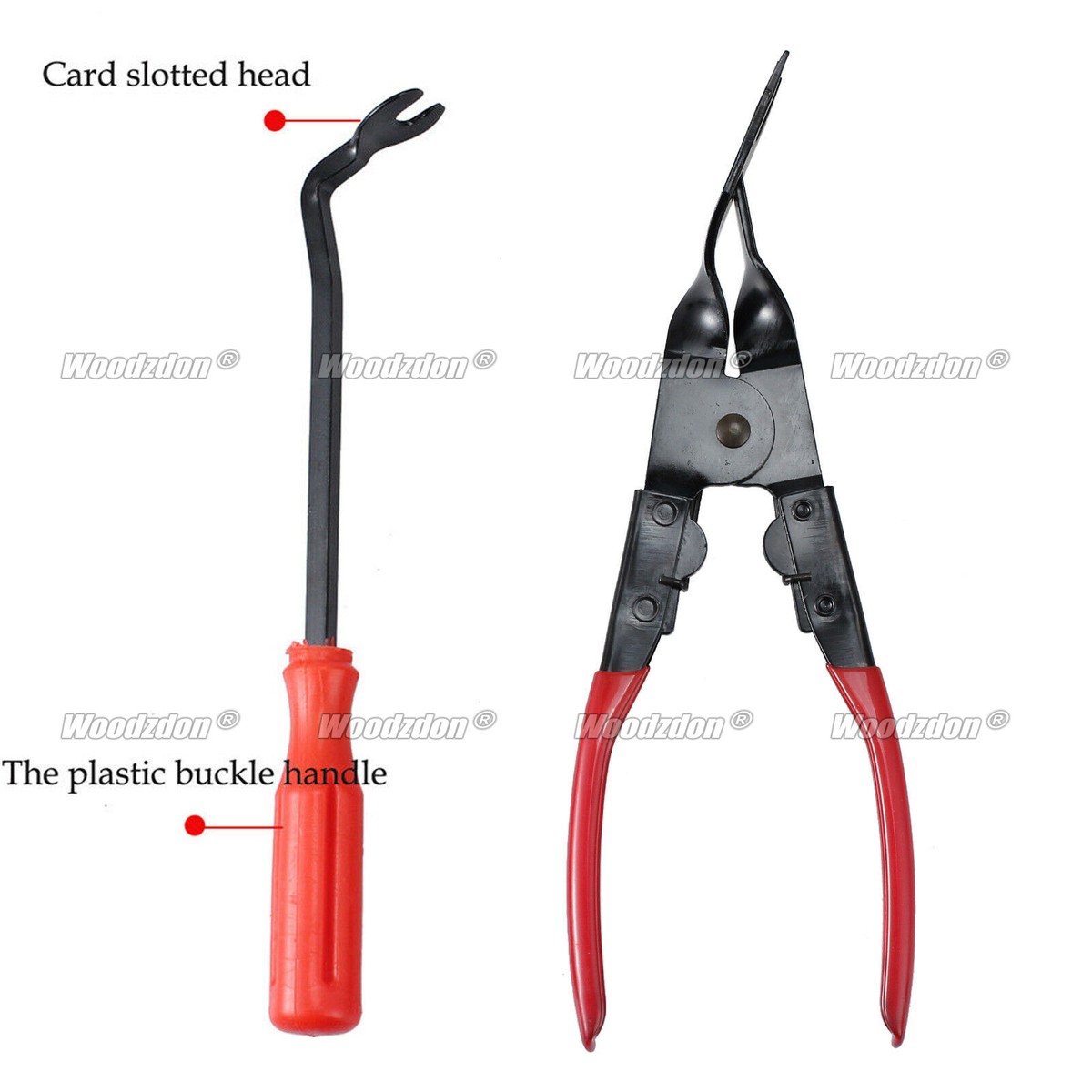 3-Piece Car Door Panel Removal Tool Set - Trim & Interior Clip Pry Tools For Mechanics