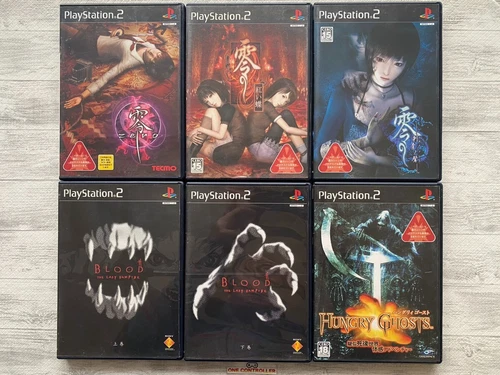 SONY PS2 Zero Fatal Frame Crimson Butterfly The Tormented & Blood & Hungry Ghost