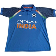 Nike Jersey Shirt Mens Size XL Dri-Fit Oppo India Cricket 2018 Sports