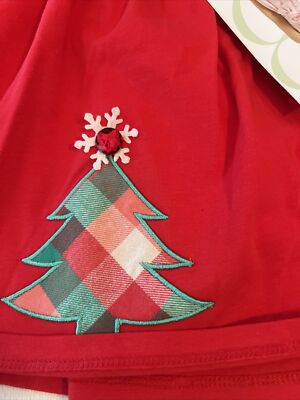 Bonnie Jean Baby Girl 24 Months Christmas Tree Red & Green Dress | eBay
