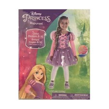 Princess Rapunzel Light Up Costume Disney Tangled Child MD 8-10 
