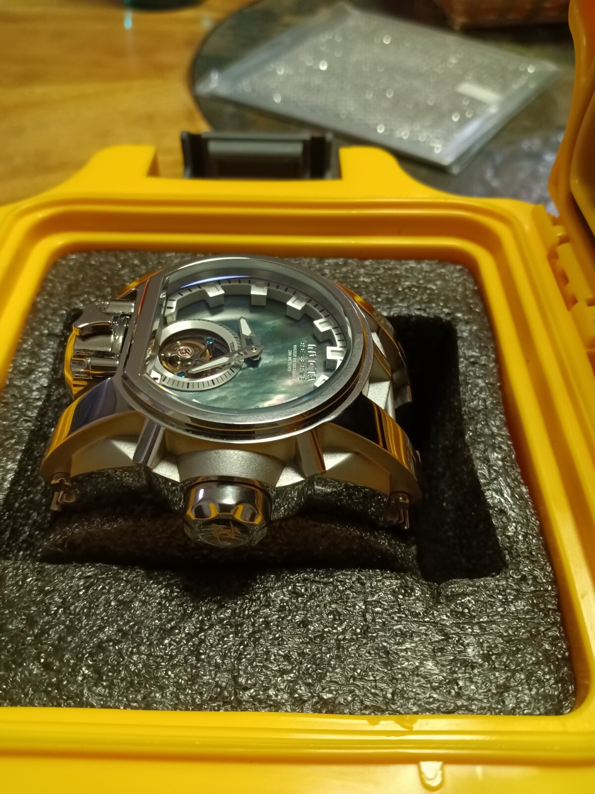 Invicta Reserve Magnum Bolt Zeus Tourbillon Black MOP Steel 52mm Watch New  – ASA College: Florida