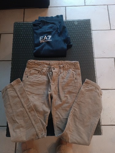 Pantalon Velours Garçon - Coton Doux Pour Hiver - Taille 4 à 12 Ans - Coupe Confort élastiquée - 4