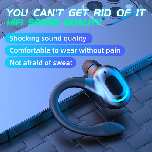 Bluetooth 5.2 Headset Wireless Earbuds Ohrhörer Stereo Kopfhörer Ohrbügel - Bild 12 von 36
