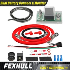 Dual Battery Connect & Monitor Kit for Honda Pioneer 500 700 1000 Talon RZR UTV
