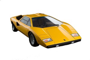 lamborghini countach lp400 yellow 1 12