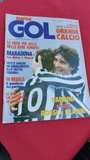 VECCHIE RIVISTE, Rivista super goal N'2, Marzo 1984,Cabrini sfida Rossi Platini 