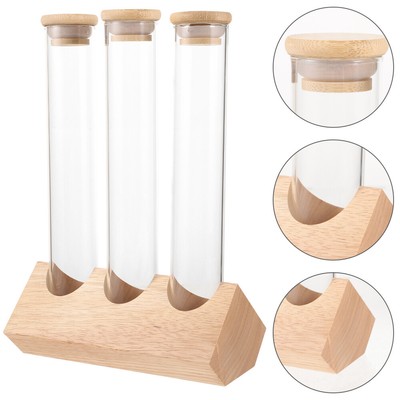  Coffee Bean Display Jar Sealing Canister Beans Rack Storage Container