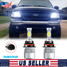 9007 Led Headlight Highlow Beam Bulbs Kit 6000k For Ford F-150 1999-2003 F150