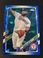 2021 Topps Chrome Sapphire Roughned Odor #293 Texas Rangers