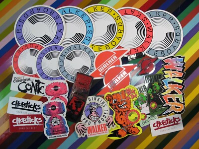 スケートボード Walker vtg skateboard sticker s-l400.jpg