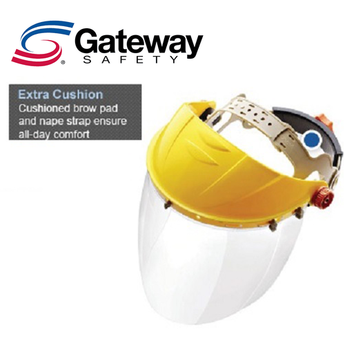Gateway Safety 699 Venom Gesichtsschutz Kopfbedeckung (schwarz) & Visier Kombipack - Bild 2 von 6