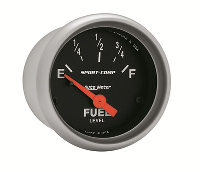 AUTOMETER Sport-Comp ELECTRIC UNIVERSAL GM CHEVY FUEL LEVEL GAUGE 2-1/16'' (52mm)