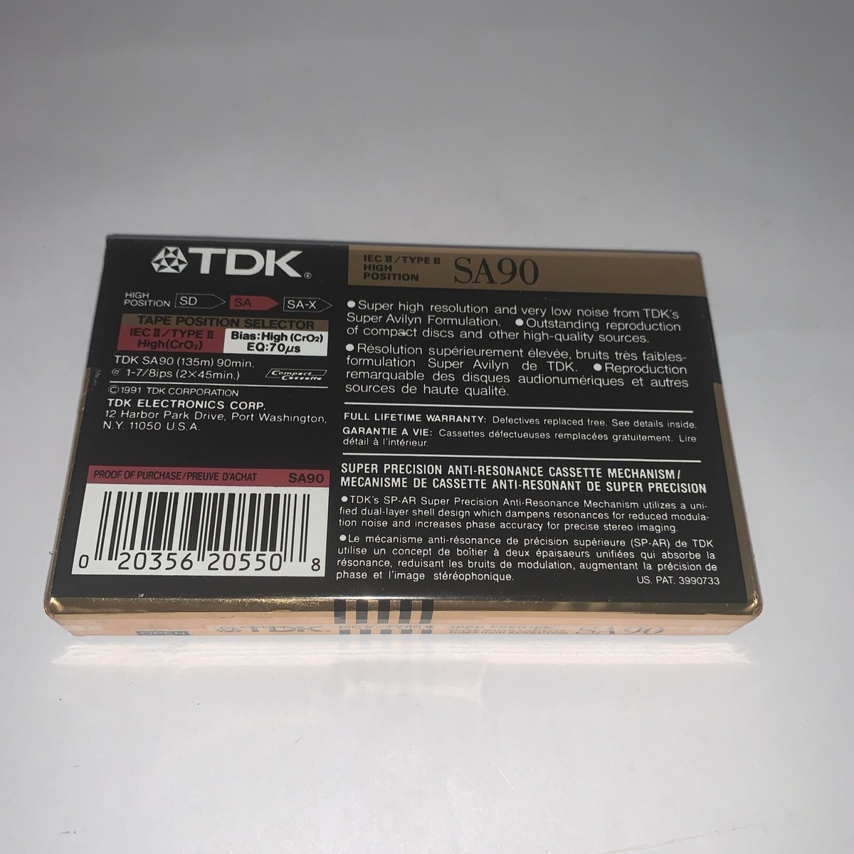その他 TDK SA90R TDK | SA 90 | Audio Cassette Tape | Sealed | Type II 1991