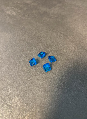 Lego Blaulicht 4x = 1  Slope 30 1 x 1 x 2/3 Trans dark Blue