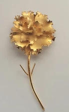 Vintage Giovanni Carnation Flower Pin Brooch