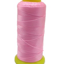 One Spool Pink Nylon Beading Weaving Sewing Thread Cord String 210D/12,9,6,3