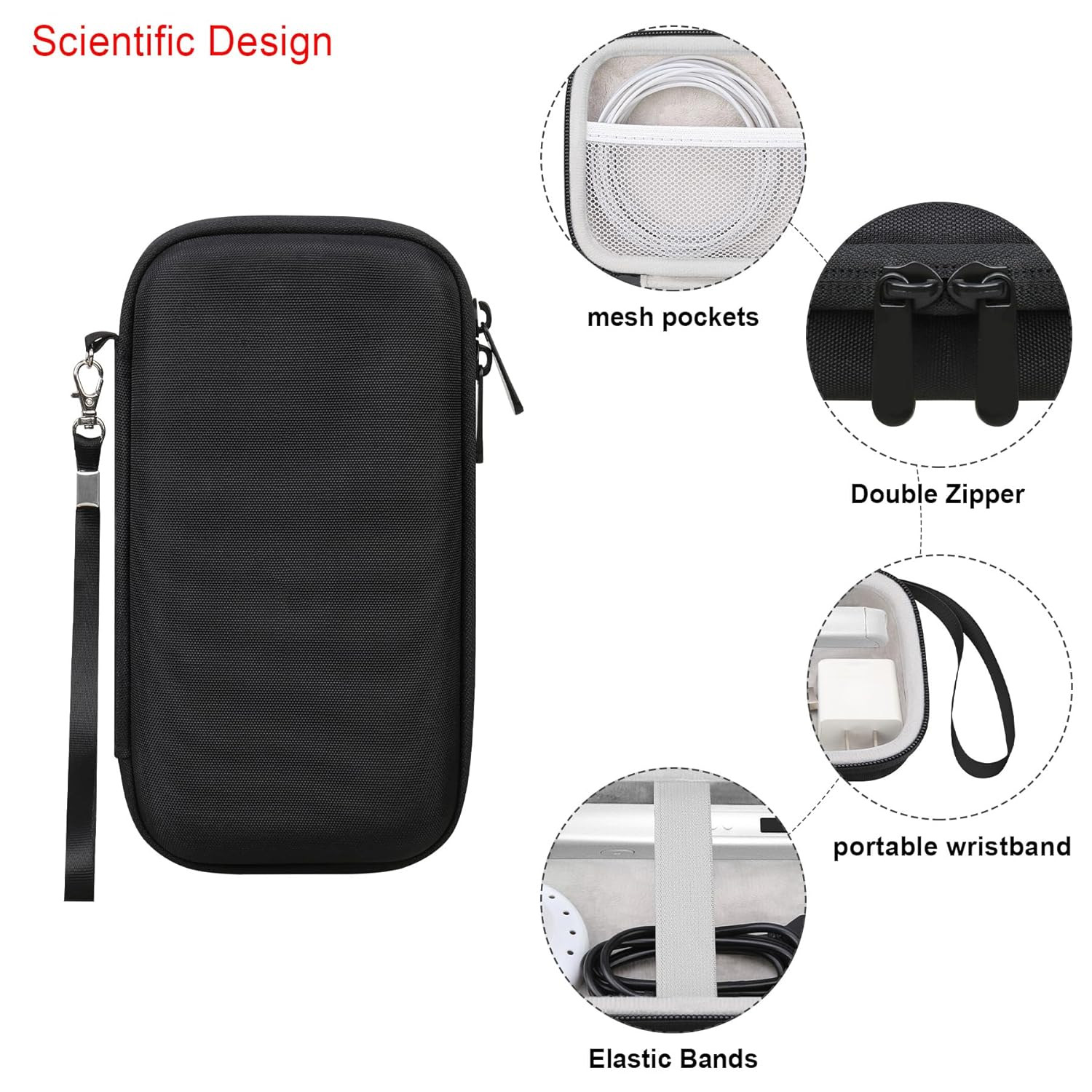 3D Pen Carrying Case for MYNT3D Professional Printing 3D Pen with OLED Display, 