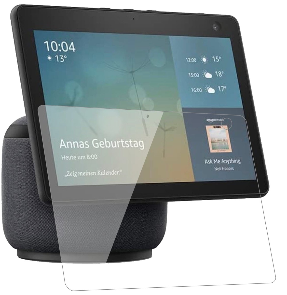 Pellicola Protettiva per Amazon Echo Show 10 (3. Generation) Protezione Vetro