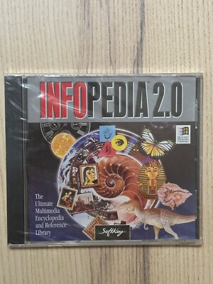 Infopedia 2.0 Windows 3.1 / Windows 95 Encyclopedia on PC CD-ROM Sealed