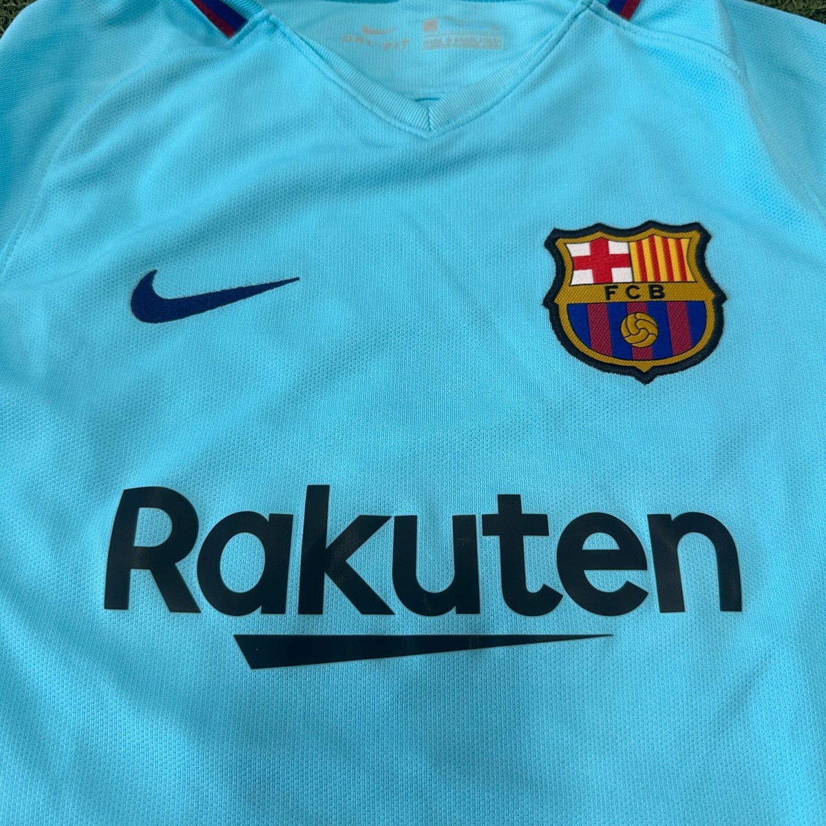 Nike Barcelona Away Youth Soccer Jersey 17/18 | eBay