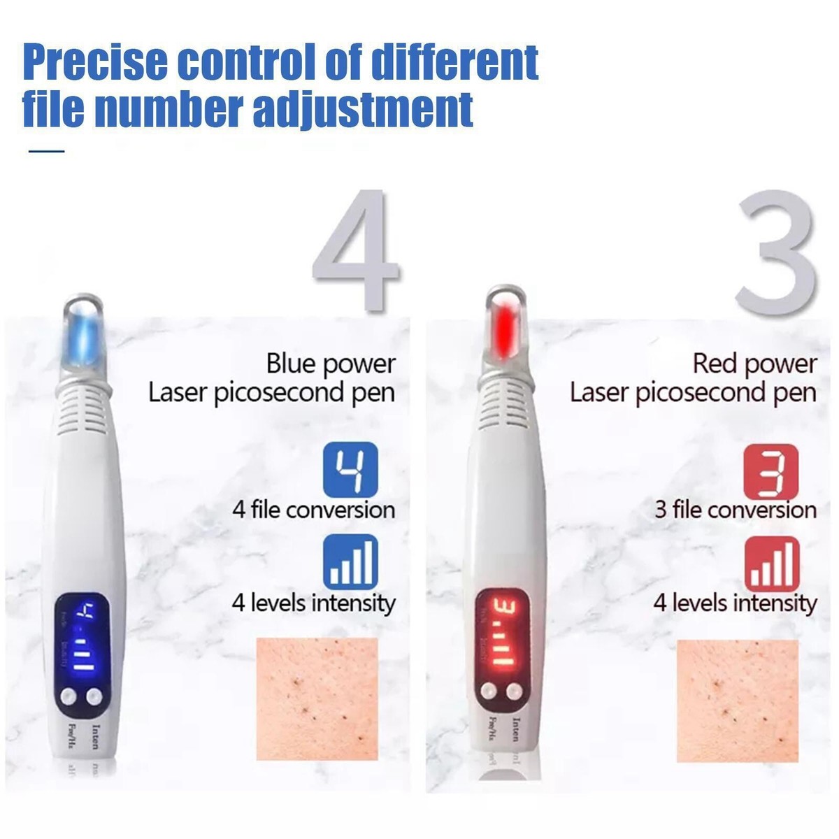 Red/Blue Light Picosecond Laser Tattoo Removal Pen Freckle Remover
