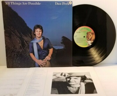 DAN PEEK All Things Are Possible LP Lamb & Lion LL 1040 - Play Tested VG+ *C4