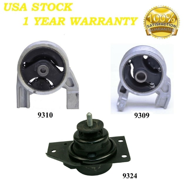 3 PCS FRONT & REAR MOTOR MOUNT FIT 20062011 Kia Rio 1.6L eBay