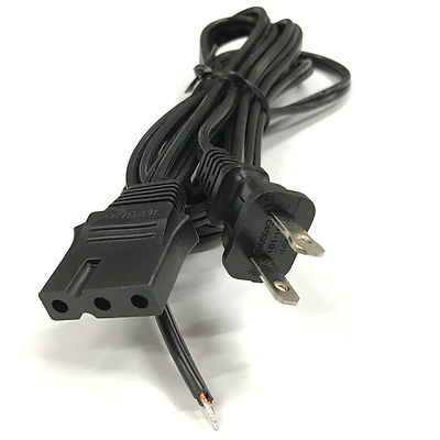 Power Lead Cord #YDK32A For Elna, Necchi, White Portable Sewing Machines