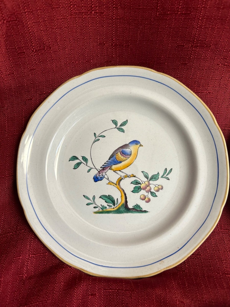 EXCL QUEEN'S BIRD SPODE BREAD side PLATE 6