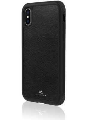 Black Rock Robust Leder Case für Apple iPhone X XS Schutz Hülle Tasche Cover A92
