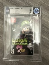 Luigi's Mansion 2 HD Nintendo Switch, FACTORY SEALED GRADED WATA 9.8 A 