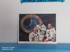 Vintage NASA Apollo 14 Lithograph with KSC Apollo 14 Team Booklet.