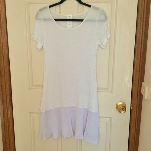 FILO WOMENS SHORT SLEEVE WITH PLEAT CHIFFON TRIM DRESS SIZES 8, 10, 12, 14 - Picture 2 of 12