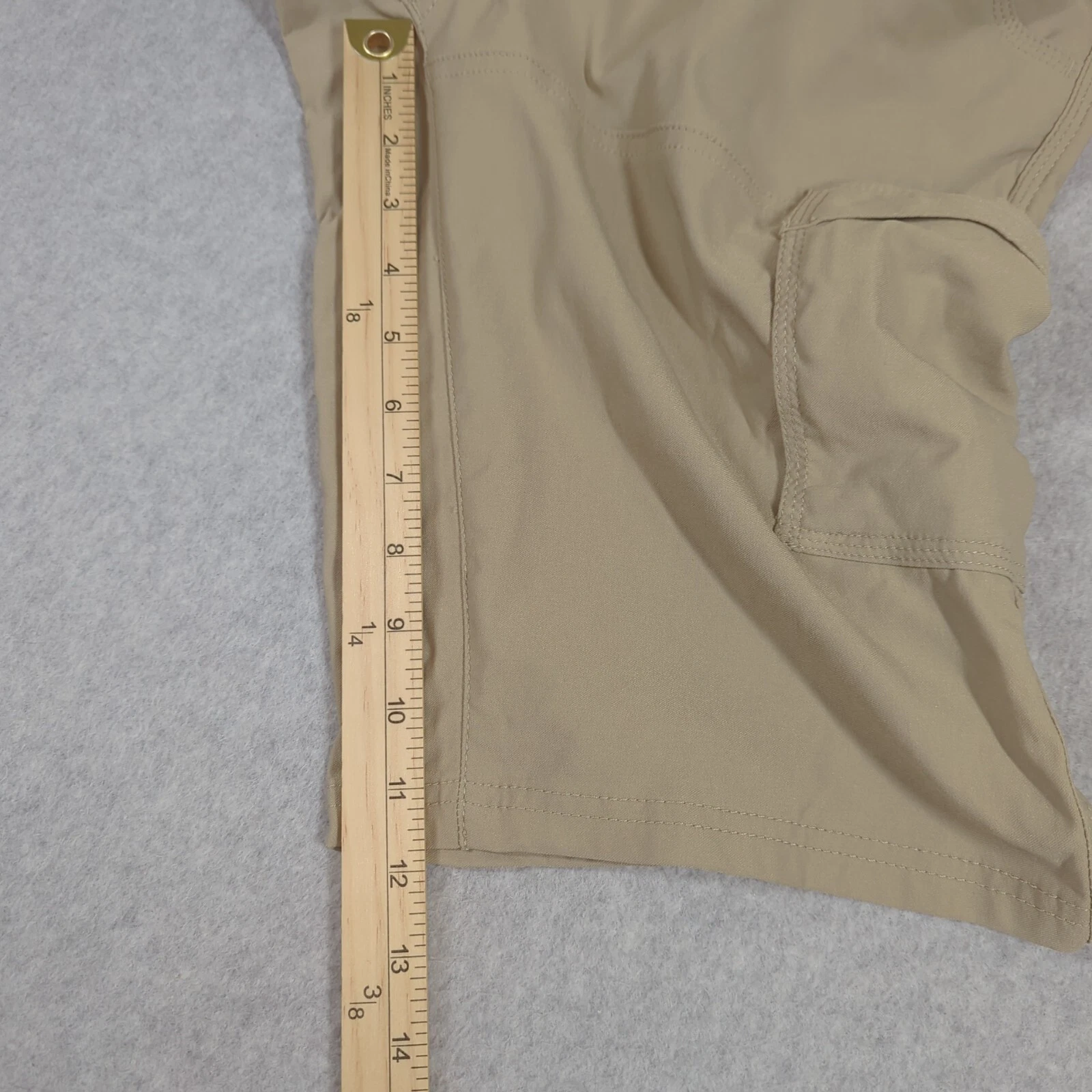prana belted stretch hiking lightweight cargo shorts