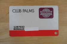 Palms Hotel Casino Las Vegas NV Club Slot Player's Card 50 Rewards Ronald 