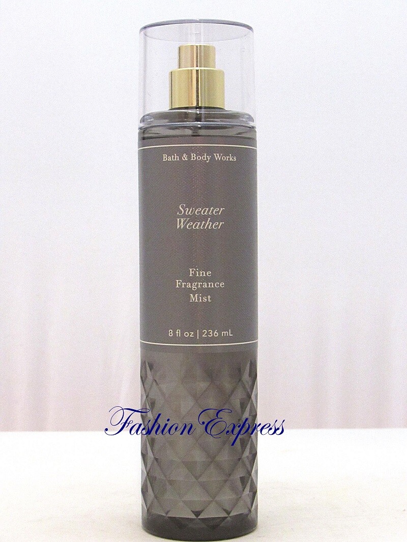 BATH & BODY WORKS SWEATER WEATHER FRAGRANCE BODY MIST SPRAY 8 FL