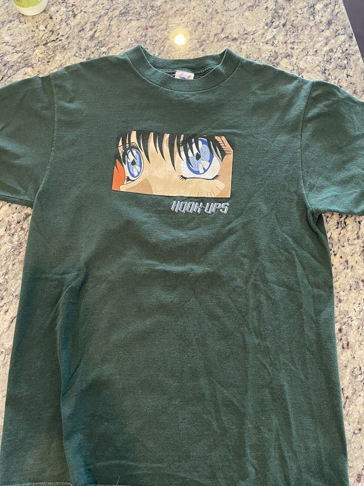 Vintage Hook-Ups Blue Eyes Anime T-Shirt Size Medium Bunny Tag