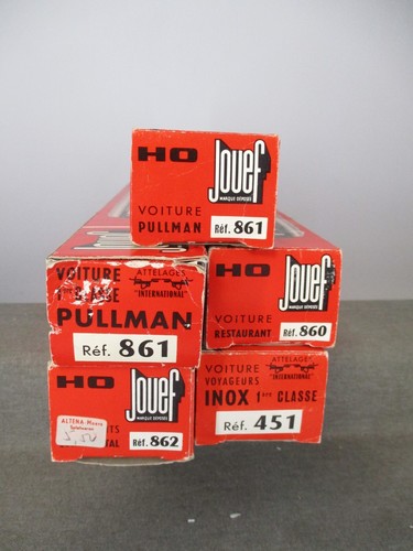 Jouef Spur H0 861/860/451/862 diverse Personenwagen Set 5-teillig in OVP ZE111 - Bild 6 von 6