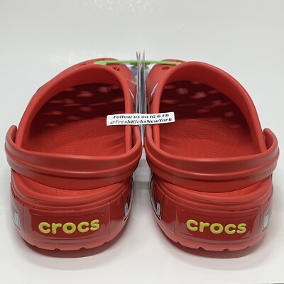 Crocs Classic Clog Lightning McQueen Men Size 11 205759-601 Disney