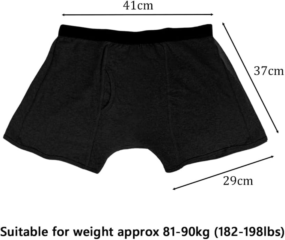 Men’S Incontinence Underwear Washable Incontinence Boxer Brief