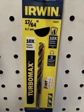 Irwin Industrial Tools 17/64" TurboMax Drill Bit, # 73317