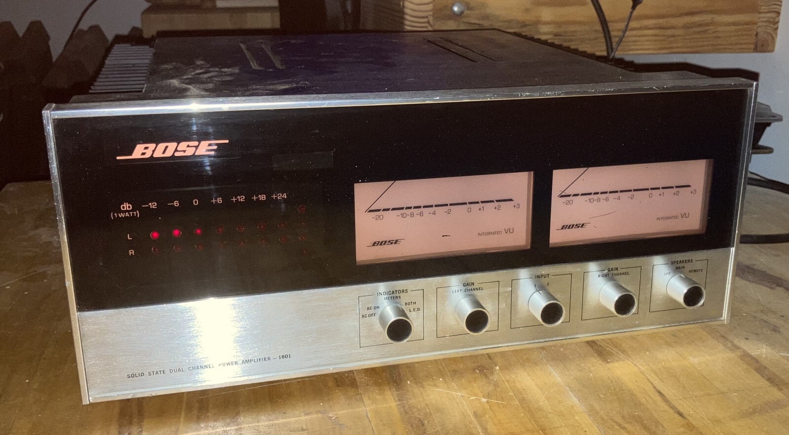 Bose 1801 Vintage Solid State Dual Channel Power Amplifier eBay