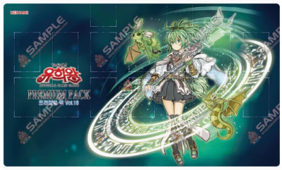 Yugioh Spielmatte - Wynn der Wind Charmeur, Grün - Premium Pack