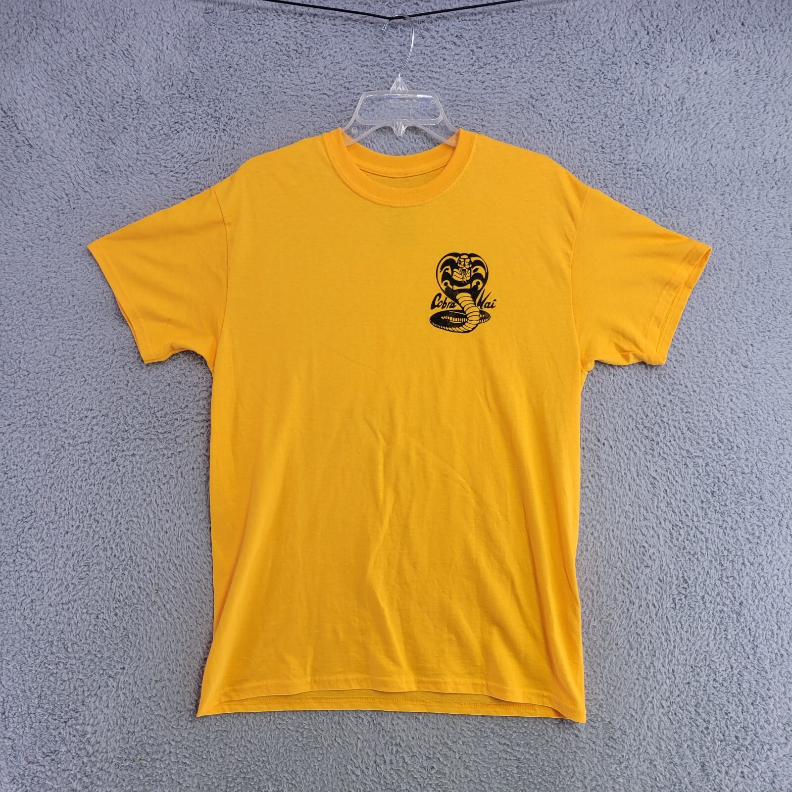 cobra kai yellow t shirt