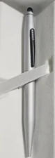 Cross Tech2 Ballpoint Pen, Satin Chrome  Stylus, New -  NO BOX  Great Price!
