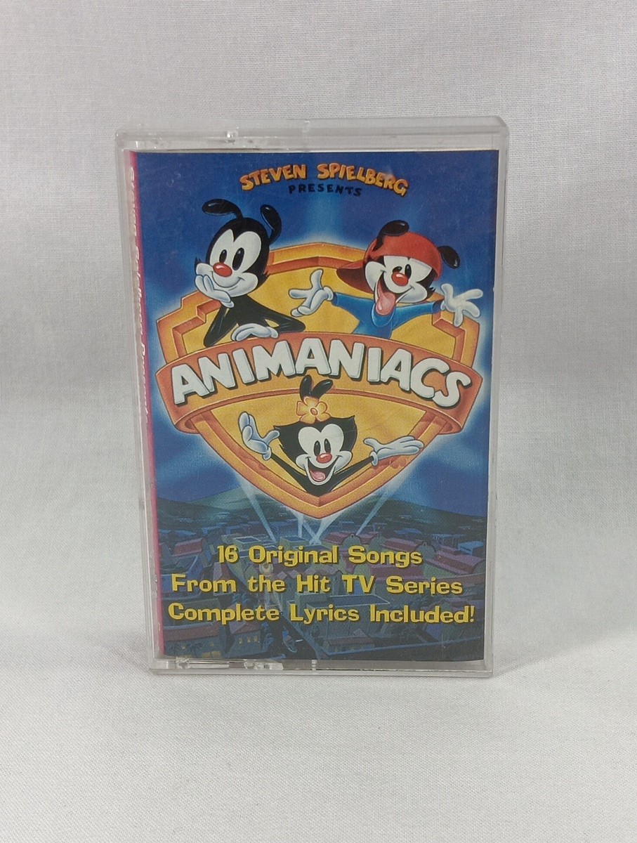Steven Spielberg Presents Animaniacs Audio Cassette Tape 16 Original Songs